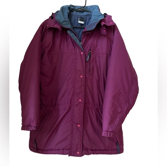 Patagonia Purple Puffer Oversize Winter Coat with Detachable Hood Size:‎ M - Picture 15 of 16